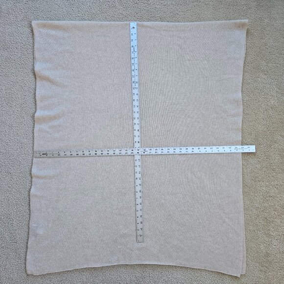 NWOT Filoro Cashmere Wrap Scarf Oatmeal - Picture 1 of 10